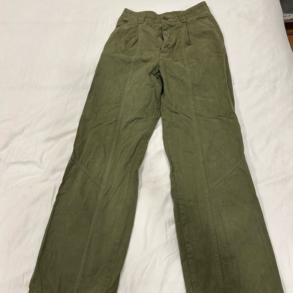 Sandro womens Cargo Pants in Olive